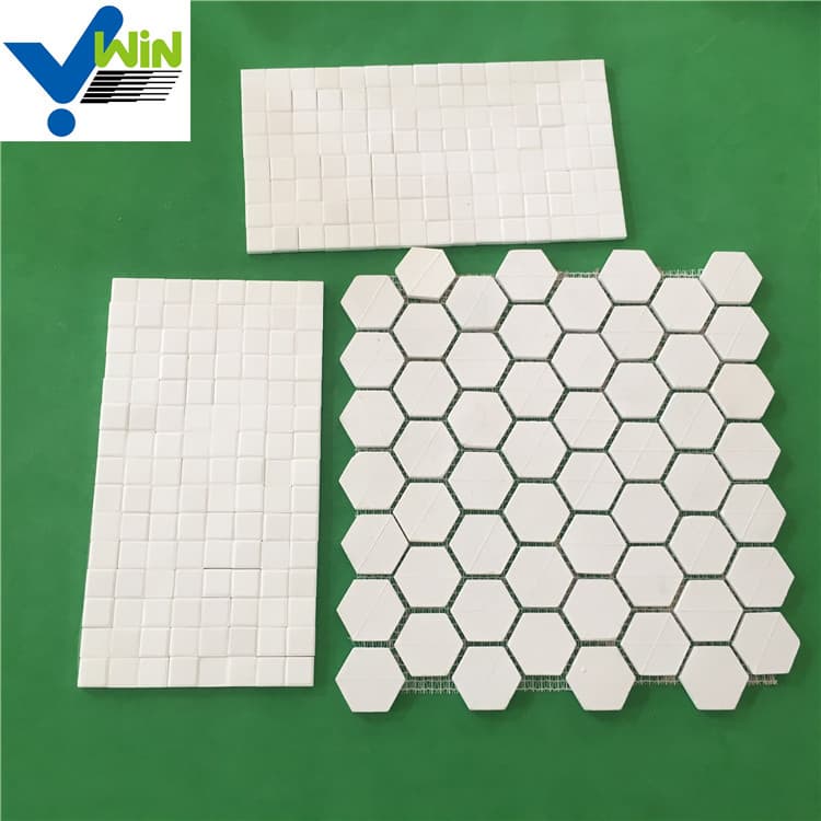 92 _ 95 _ AL2O3 wear resistant alumina ceramic mosaic tiles